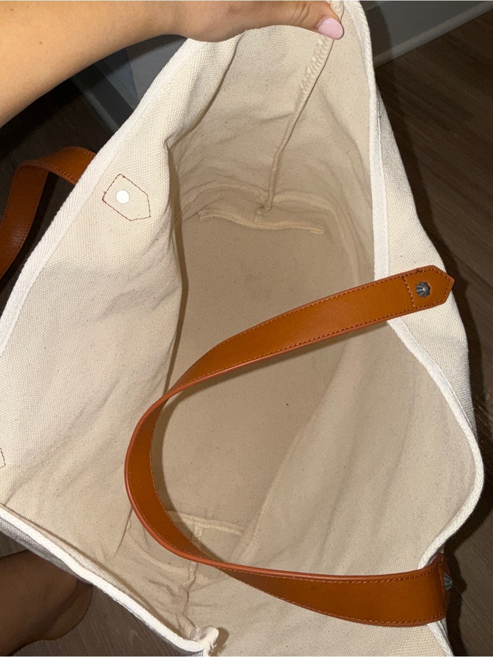 Double D Ranch Canvas Tote - Picture 3 of 3